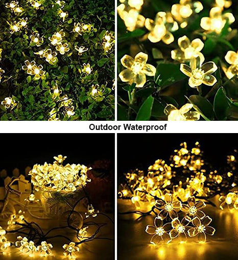 Cozy Warm  50 LED Cherry Blossom Solar Light
