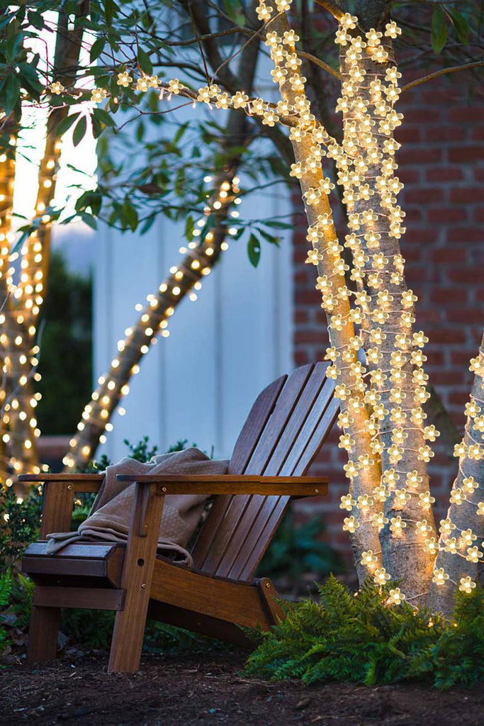 Perfect Home Decor And Holiday 50 LED Cherry Blossom Solar Light