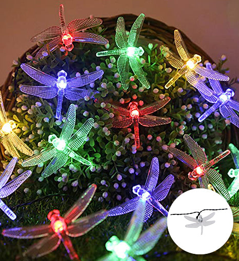 Multicolor 30 LEDSolar Holiday String Light 