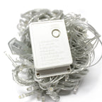 100 LED Multifunction 32' String Faire Lights with Flexible Clear Cable - Plug in With Control