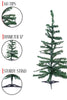 60 Tips 12' Diameter 2' Twig Tree