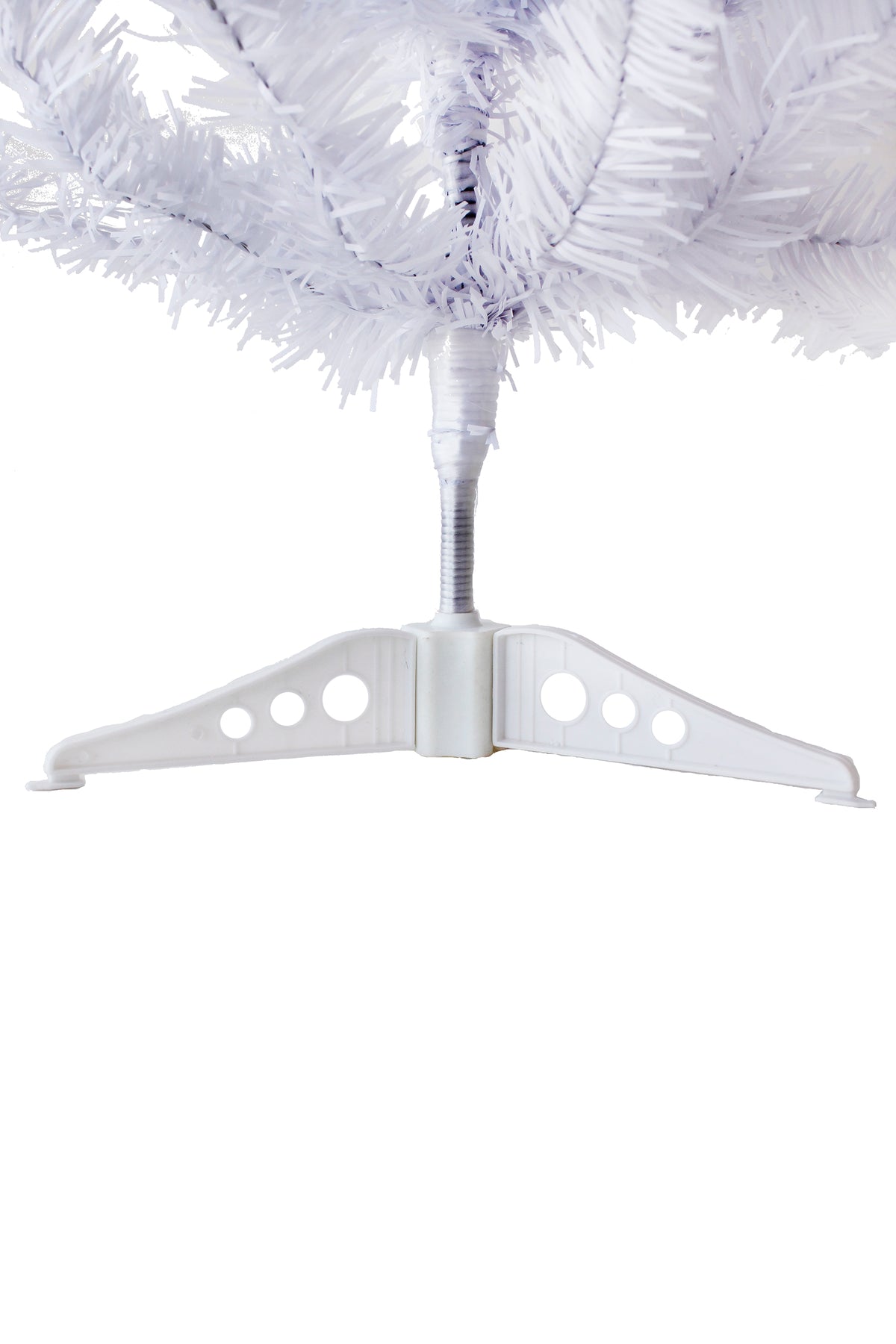2' White Tabletop Tree with  White Stand