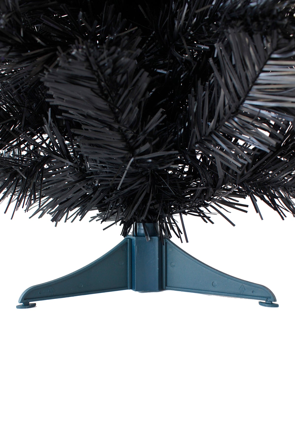 2' Black Tabletop Tree with  Stable Green Stand