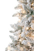 Magic Holiday 5' Prelit Alpine Spruce Snow Flocked Christmas Tree