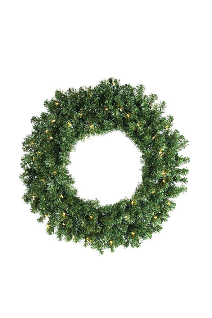 Prelit Salem Pine Wreath