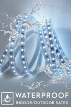 300 LED Indoor/Outdoor 16' Flexible Silicon Rope Light with Remote - Waterproof Lights