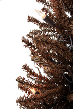 Brown Burlap Base Holiday Tree - Christmas Decor 