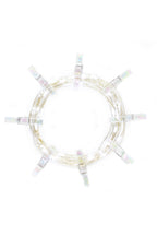 13' Long 36 LED Iridescent Photo Clip String Light- Battery Operated
