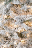 Real Christmas 5' Prelit Alpine Spruce Snow Flocked Tree