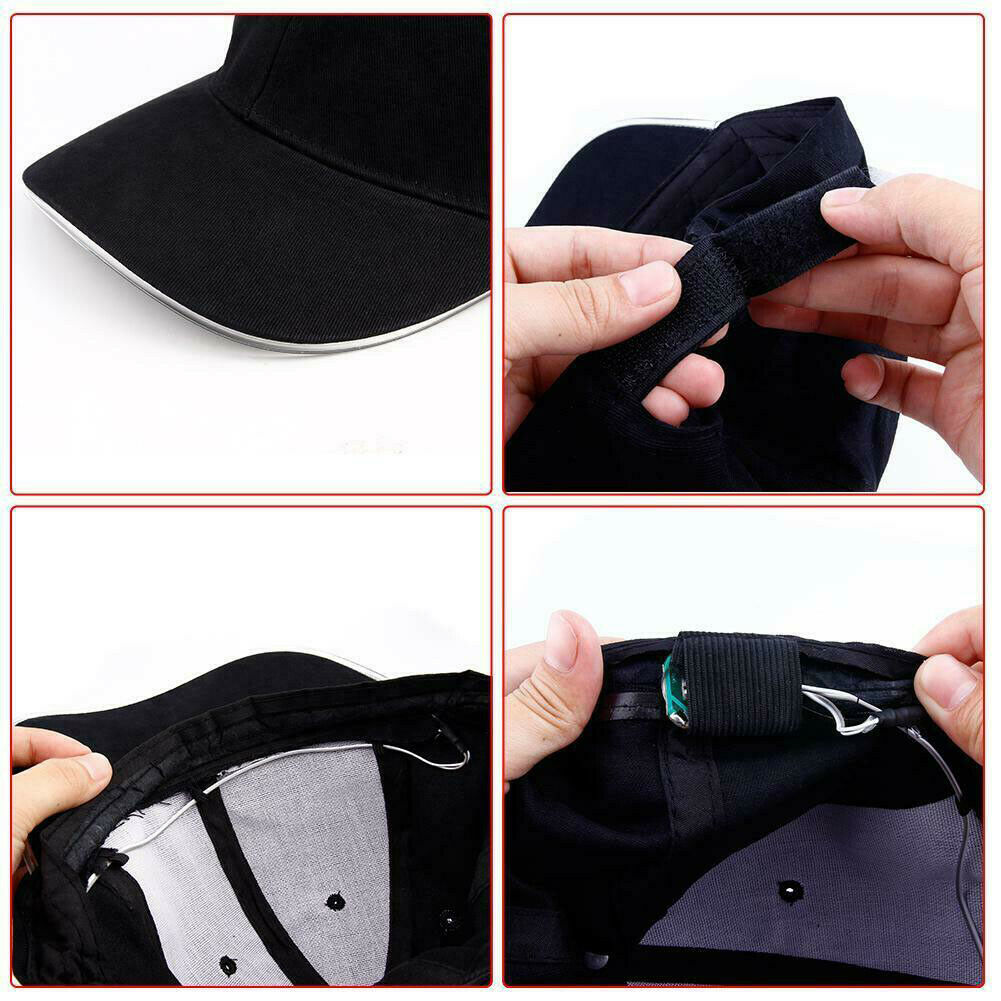 Detailes Perfect Holiday Night Runner LED Glow Hat