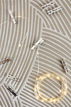 Home Decor 36 LED Silver Photo Clip String Light- Battery Operated