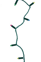 Christmas Home Decor 70 LED Indoor/Outdoor Wide Angle 5MM LED Green Cable String Lights - Multicolor