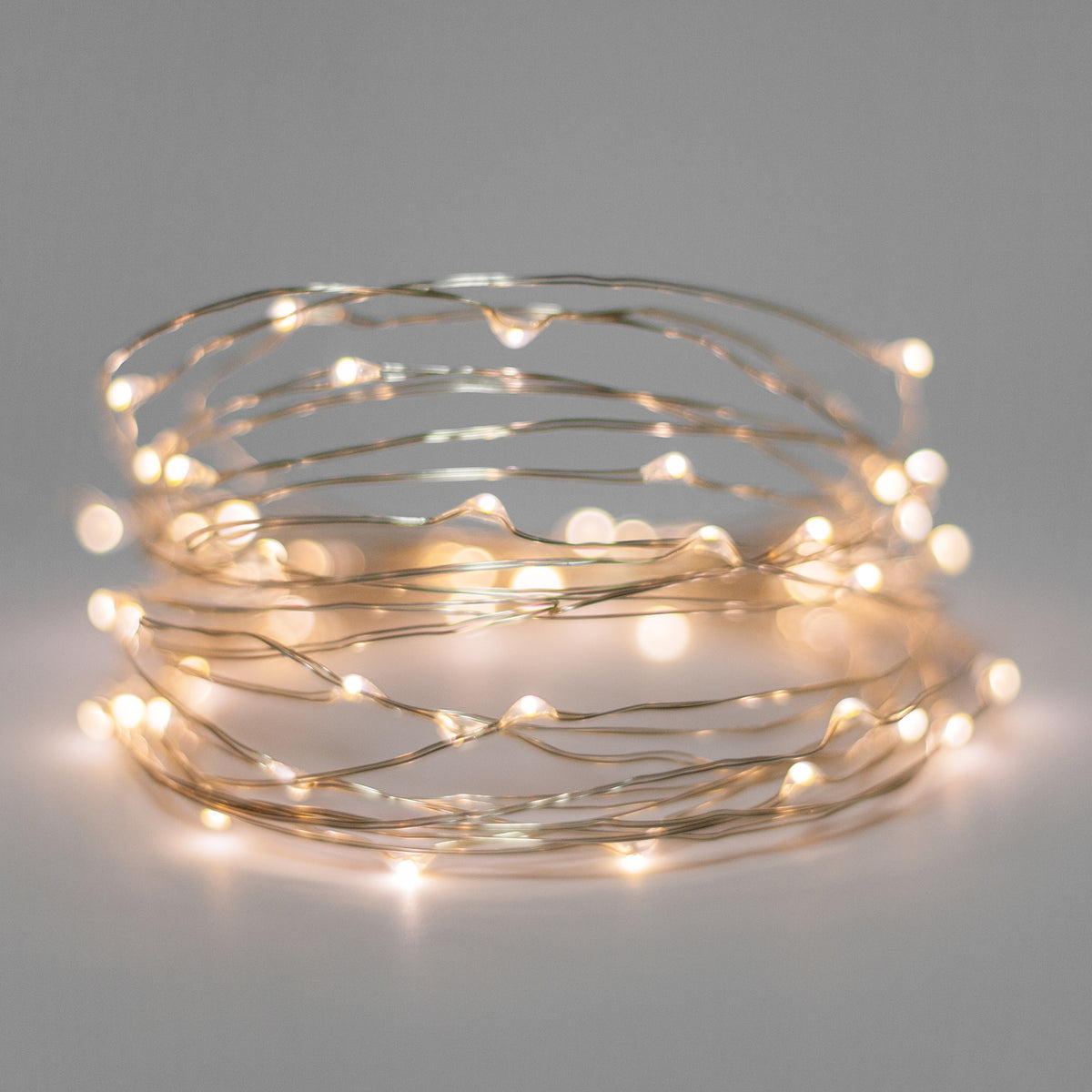Magic Room Decor 100 LED Silver Copper Fairy Lights - USB